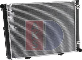 AKS Dasis 120055N - Radiator, engine cooling autospares.lv