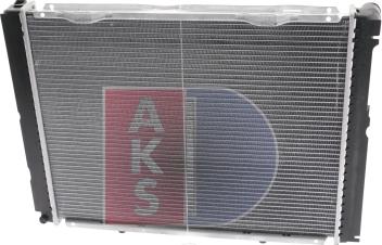 AKS Dasis 120055N - Radiator, engine cooling autospares.lv