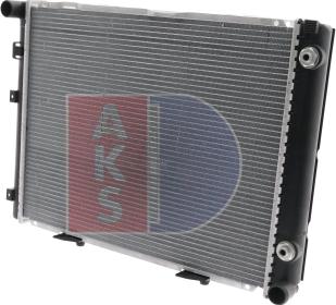 AKS Dasis 120055N - Radiator, engine cooling autospares.lv