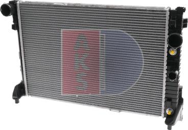 AKS Dasis 120051N - Radiator, engine cooling autospares.lv