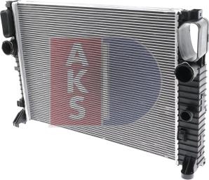 AKS Dasis 120068N - Radiator, engine cooling autospares.lv