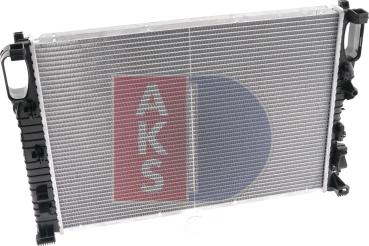 AKS Dasis 120009N - Radiator, engine cooling autospares.lv