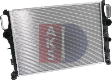 AKS Dasis 120009N - Radiator, engine cooling autospares.lv