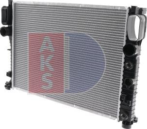 AKS Dasis 120009N - Radiator, engine cooling autospares.lv