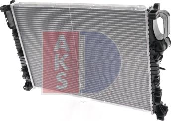 AKS Dasis 120009N - Radiator, engine cooling autospares.lv