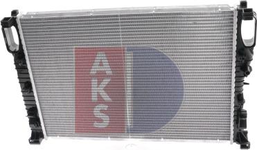 AKS Dasis 120009N - Radiator, engine cooling autospares.lv