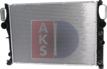 AKS Dasis 120009N - Radiator, engine cooling autospares.lv