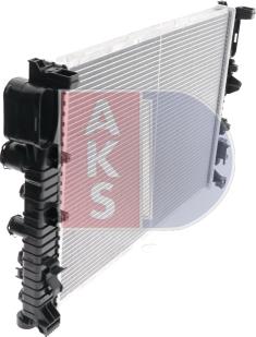 AKS Dasis 120009N - Radiator, engine cooling autospares.lv