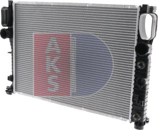 AKS Dasis 120009N - Radiator, engine cooling autospares.lv