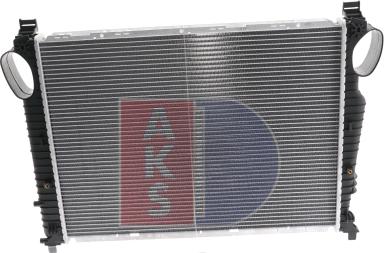 AKS Dasis 120006N - Radiator, engine cooling autospares.lv