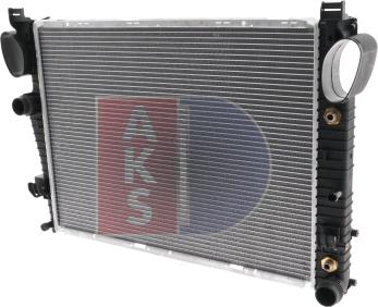 AKS Dasis 120006N - Radiator, engine cooling autospares.lv