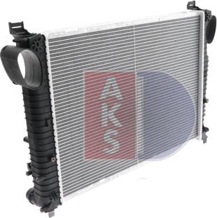 AKS Dasis 120006N - Radiator, engine cooling autospares.lv