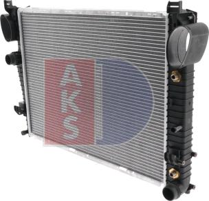 AKS Dasis 120006N - Radiator, engine cooling autospares.lv