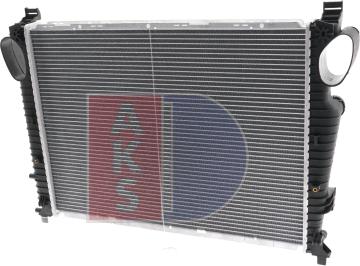 AKS Dasis 120006N - Radiator, engine cooling autospares.lv