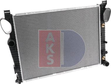 AKS Dasis 120006N - Radiator, engine cooling autospares.lv