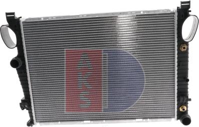 AKS Dasis 120006N - Radiator, engine cooling autospares.lv