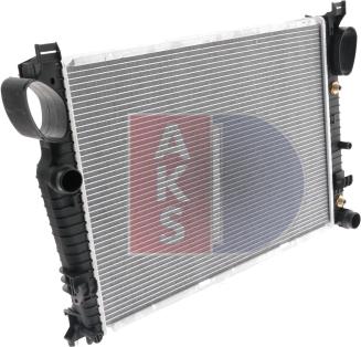 AKS Dasis 120006N - Radiator, engine cooling autospares.lv