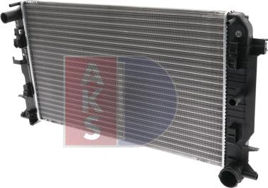 AKS Dasis 120000N - Radiator, engine cooling autospares.lv