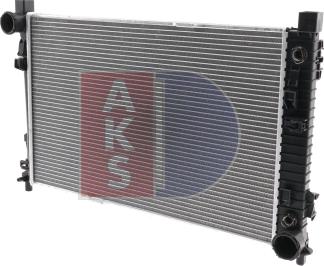 AKS Dasis 120003N - Radiator, engine cooling autospares.lv