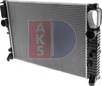 AKS Dasis 120036N - Radiator, engine cooling autospares.lv