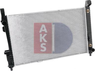 AKS Dasis 120074N - Radiator, engine cooling autospares.lv