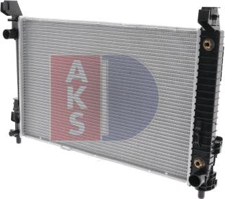 AKS Dasis 120074N - Radiator, engine cooling autospares.lv