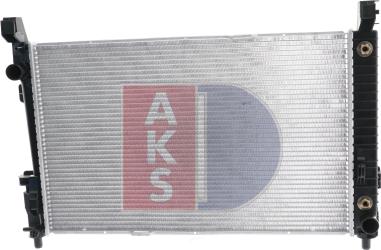 AKS Dasis 120074N - Radiator, engine cooling autospares.lv