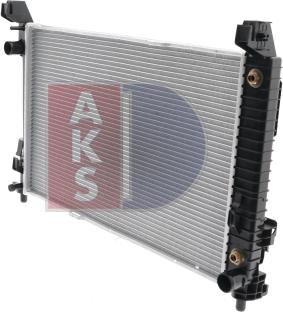 AKS Dasis 120074N - Radiator, engine cooling autospares.lv