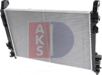 AKS Dasis 120074N - Radiator, engine cooling autospares.lv