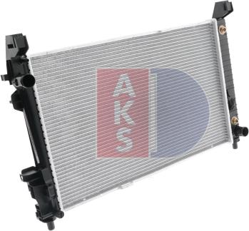 AKS Dasis 120074N - Radiator, engine cooling autospares.lv