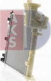 AKS Dasis 120070N - Radiator, engine cooling autospares.lv