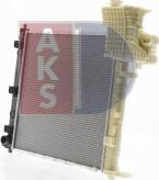 AKS Dasis 120070N - Radiator, engine cooling autospares.lv