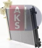 AKS Dasis 120070N - Radiator, engine cooling autospares.lv