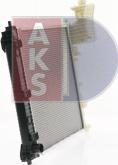 AKS Dasis 120070N - Radiator, engine cooling autospares.lv