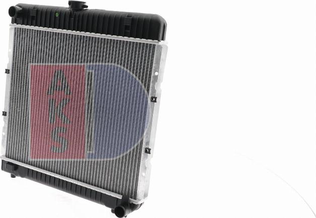 AKS Dasis 120160N - Radiator, engine cooling autospares.lv