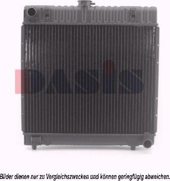 AKS Dasis 120160N - Radiator, engine cooling autospares.lv