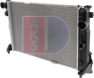 AKS Dasis 120100N - Radiator, engine cooling autospares.lv