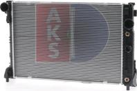 AKS Dasis 120101N - Radiator, engine cooling autospares.lv