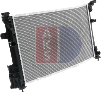 AKS Dasis 120114N - Radiator, engine cooling autospares.lv