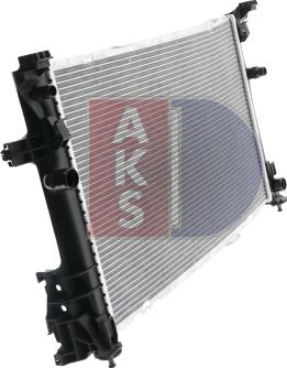 AKS Dasis 120114N - Radiator, engine cooling autospares.lv