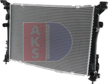 AKS Dasis 120114N - Radiator, engine cooling autospares.lv