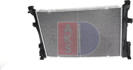 AKS Dasis 120114N - Radiator, engine cooling autospares.lv