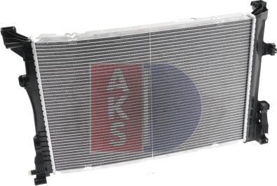 AKS Dasis 120114N - Radiator, engine cooling autospares.lv