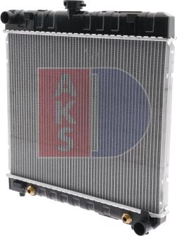 AKS Dasis 120180N - Radiator, engine cooling autospares.lv