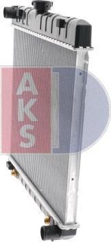 AKS Dasis 120180N - Radiator, engine cooling autospares.lv