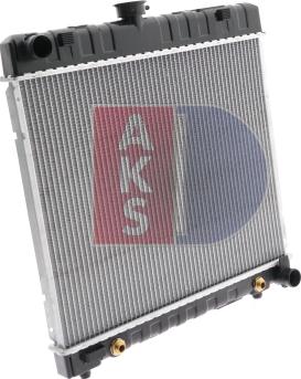 AKS Dasis 120180N - Radiator, engine cooling autospares.lv