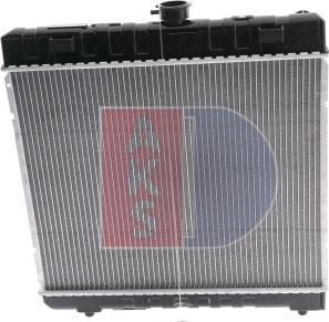 AKS Dasis 120180N - Radiator, engine cooling autospares.lv