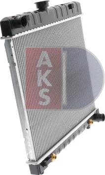 AKS Dasis 120180N - Radiator, engine cooling autospares.lv