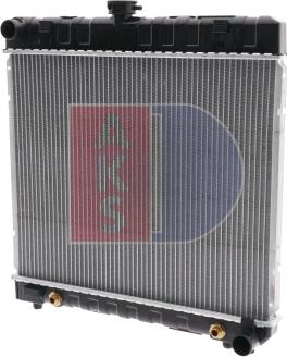 AKS Dasis 120180N - Radiator, engine cooling autospares.lv