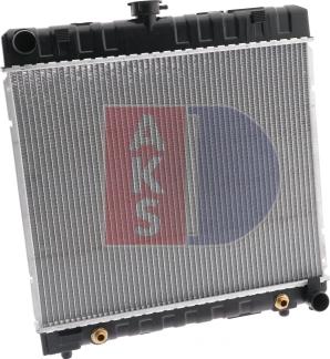 AKS Dasis 120180N - Radiator, engine cooling autospares.lv